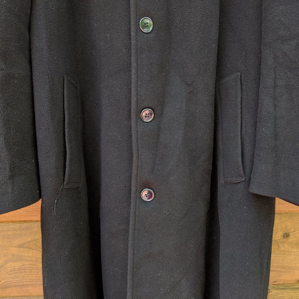 Andrew Fezza Cashmere men's full length overcoat - Picture 3 of 7